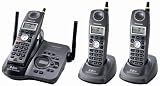 Panasonic KX-TG5653B 5.8 GHz FHSS GigaRange  Digital Cordless Answering System with Three Handsets