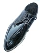 Tuxedo Shoe - sXL 3 Eyelet Plain Toe Shoe Black