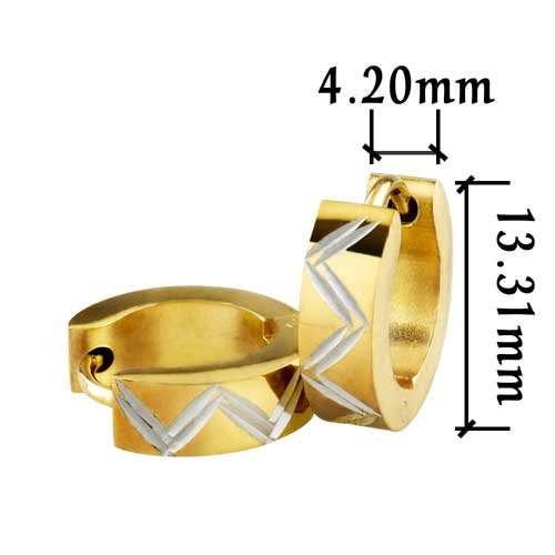Pugster Golden Hoop Earringsgs