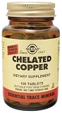 Solgar - Chelated Copper, 100 tablets