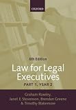 Law for Legal Executives