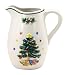Nikko Ceramics Christmas Giftware 3-D Holiday Pitcher