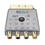 OEHLBACH XXL Adaptor: Scart-  4*RCA:RGB+Sync/ YUV. Bi-direc.. Colour: Silver. STAR RATING : 5.