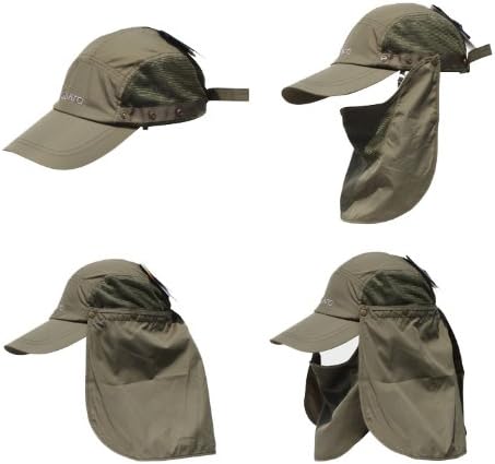 Outdoor Men Hats Sun Caps Sports Hat UV protection Waterproof Breathable Hat(green)