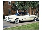 1955 Buick Series 50 Super Riviera Hardtop Coupe Art Photographic Poster Print, 16x12