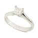 1/2 cttw Princess-Cut Diamond Solitaire Prong-Set 14k White Gold Engagement Ring (H-I Color, SI1-SI2 Clarity)