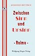 Zwischen Sinn und Unsinn. Reime