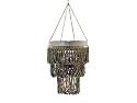 Present Time PT Chandelier with Beads Smokey