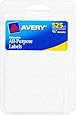 Avery Removable Round Labels, 0.75 Inch Diameter, White, Pack of 525 (6736)