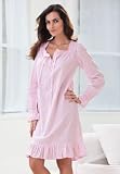 Jessica London Plus Size Peasant Sleepshirt Dreams & Co