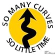 Magnetic Badge - So Many Curves - White - Overlap