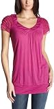 Self Esteem Junior's Ruffled Sleeve V-Neck,Boysenberry,Medium