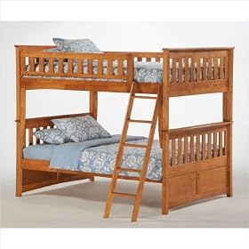 Ginger Full Over Full Bunk Bed in Natural