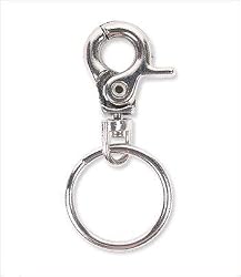 Coach Clasp with Split Ring for Dog Collars by Susan Lanci
