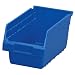 Akro-Mils 30090 ShelfMax Plastic Nesting Shelf Bin Box, 12-Inch Length x 6-Inch Width x 6-Inch Height, Case of 10, Blue