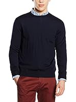 Piacenza cashmere Jersey (Azul Marino)