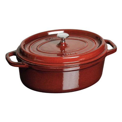 Staub 7 Quart Oval Cocotte Grenadine
