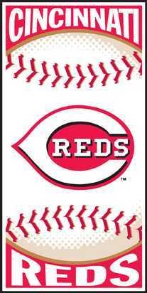 Buy Cincinnati Reds Centerfield Beach Towel Set of 2 by Biederlack