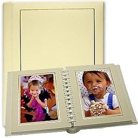 Professional PARADE white/gold slip-in mat photo album for 20 prints TAP - 5x7