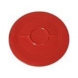Fiesta Scarlet 753 12-1 2-Inch Hostess Tray with Well by Fiesta