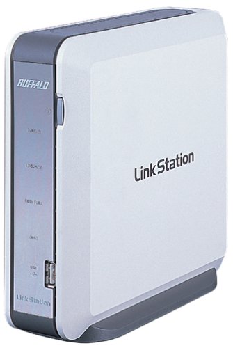 バッファロー 外付LANハードディスクLinkStation1000M Gigabit  400GB HD-HG400LAN