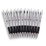 One Dozen Zebra Model 301 Ballpoint Pens - Black - Black