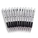 One Dozen Zebra Model 301 Ballpoint Pens - Black - Black
