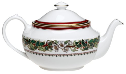 Spode Christmas Rose Covered Tea Pot