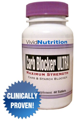 CARB BLOCKER ULTRA - Maximum Strength Carbohydrate & Starch Neutralizing Formula/Diet, Fat Loss, Slimming Pill. Lose weight WITHOUT Dieting!