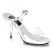 PleaserUSA Womens Sandals Caress-408 clear Size 5.5 UK