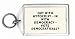 Out with hypocrisy - in with democracy - vote democratically Keychain