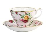 Royal Albert Collectible Teas Soft Pink Lace Cup and Saucer