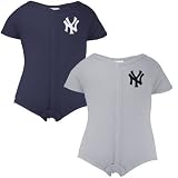 MLB Infant/Toddler Boys' New York Yankees 2 Piece Creeper Set (Navy, 12)