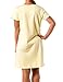Womens Cotton Super Soft Split Neck Night Shirt/Sleep Shirt