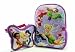 Disney Fairies Girl's Purple Backpack with Butterfly Lunch Bag