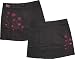 Emily the Strange Black Mini Skirt with Pink Flower Skulls