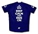 Keep Calm and Ride On Short Sleeve Cycling Jersey for Men