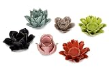 Set of 6 Fanciful Candle Holders