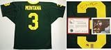 Joe Montana Signed Notre Dame Throwback Jersey