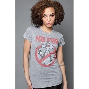 Junkfood Clothing The No Fur Tee,Tops (S/S) for Women