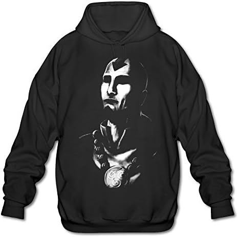 Shaningway Men's Avatar The Last Legend Airbender Of Korra Aang Hoodies Black