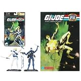 G.I. Joe 25th Anniversary Comic Pack - Snake Eyes in Blue Uniform and Storm Shadow