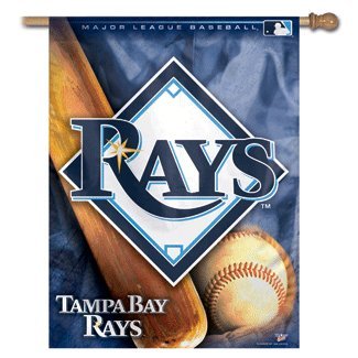 MLB Tampa Bay Devil Rays 27-by-37-Inch Vertical Flag