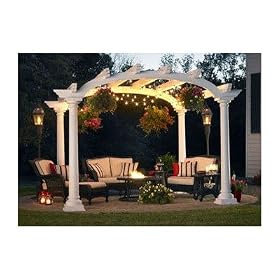 Outdoor Greatroom CC-ARCH Cape Cod Fiberglass Arched White