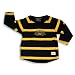 City College by Wes and Willy - Toddler Boys Long Sleeved Striped Tee, Navy, Gold