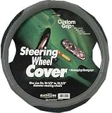 Custom Accessories #39012 Grey Steering Wheel Cover