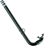 Cressi Free Diving Snorkel California, All Black