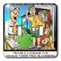 Londons Times Funny Music Cartoons - Trouble Brewing At Census Bureau - Light Switch Covers - double toggle switch
