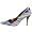 Naughty Monkey Women's Side Swiped Pump,Purple,8.5 M