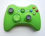 Modded Controller - Adjustable Rapid Fire - XBOX 360 - Lighted Smooth Green